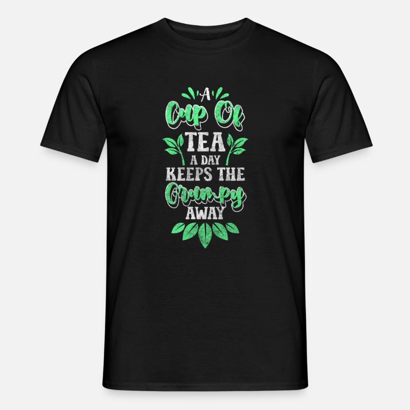 Tea Drinker Recreation Drink - Men’s T-shirt - black