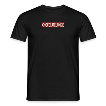 CHOCOLATE JUNKIE - Men's T-Shirt - black - Front - AI Model Male 178 light (178cm)