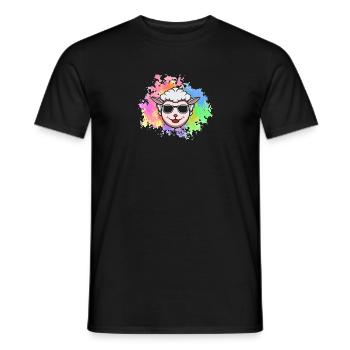 Shepherd Sheep - Men's T-Shirt - black - Front - AI Model Male 178 light (178cm)