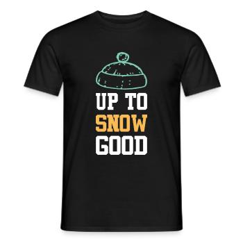 snowboarder spruch - Männer T-Shirt - Schwarz - Vorne - AI Model Male 178 light (178cm)