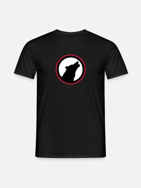 Howling Wolf - Men's T-Shirt - black
