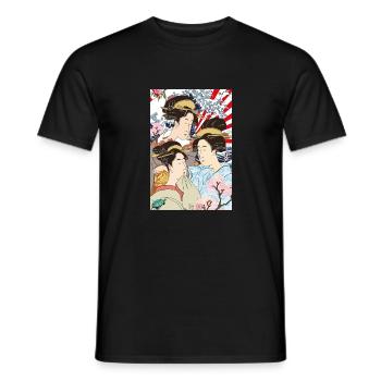 Schöne Menschen - Männer T-Shirt - Schwarz - Vorne - AI Model Male 178 light (178cm)