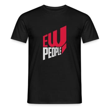 ew people citation drôle - T-shirt homme - noir - Devant - AI Model Male 178 light (178cm)
