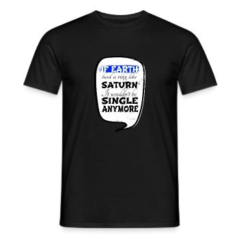 cadeau d’anniversaire astrologie en apesanteur - T-shirt homme - noir - Devant - AI Model Male 178 light (178cm)
