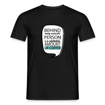 60s gift idea bday hippy funky bird hippie humor - Männer T-Shirt - Schwarz - Vorne - AI Model Male 178 light (178cm)