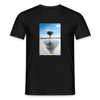 Leben - Männer T-Shirt - Schwarz - Vorne - AI Model Male 178 light (178cm)