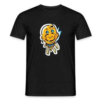 lächle Zombie - Männer T-Shirt - Schwarz - Vorne - AI Model Male 178 light (178cm)