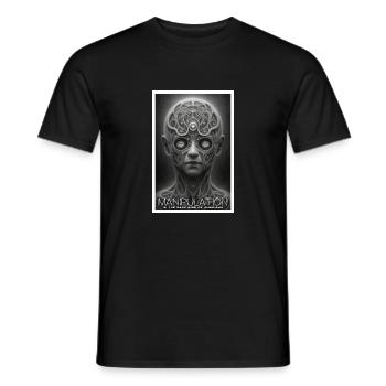 Manipulation Is The Dark Side Of Charism - Männer T-Shirt - Schwarz - Vorne - AI Model Male 178 light (178cm)
