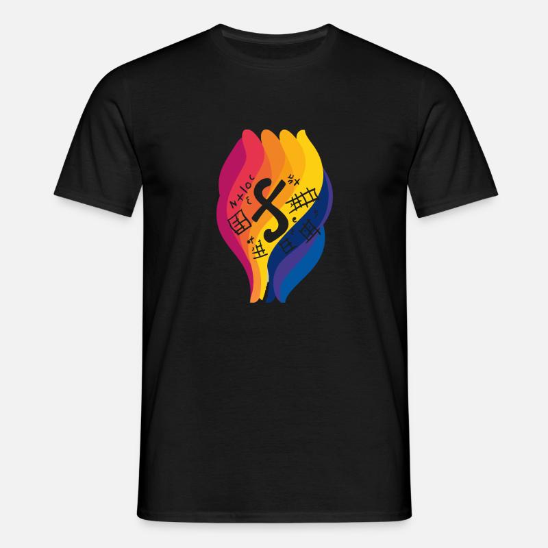 math numbers math - Men's T-Shirt - black