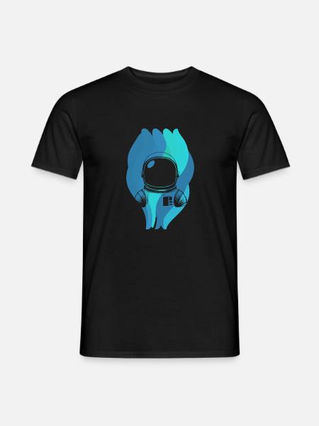 Planeten Weltraum - Männer T-Shirt - Schwarz