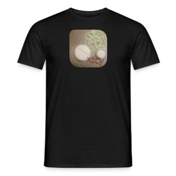 Etcy - Männer T-Shirt - Schwarz - Vorne - AI Model Male 178 light (178cm)