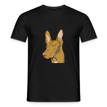Kelb tal fenek - Männer T-Shirt - Schwarz - Vorne - AI Model Male 178 light (178cm)
