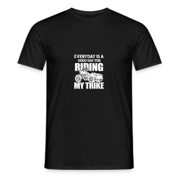 Trike - Männer T-Shirt - Schwarz - Vorne - AI Model Male 178 light (178cm)