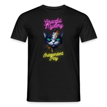 Graceful Mystery Independent Play - Männer T-Shirt - Schwarz - Vorne - AI Model Male 178 light (178cm)