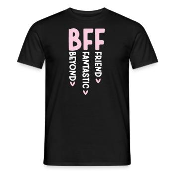 Beste Freunde Für Immer Bff Bestie-freundschaft - Männer T-Shirt - Schwarz - Vorne - AI Model Male 178 light (178cm)