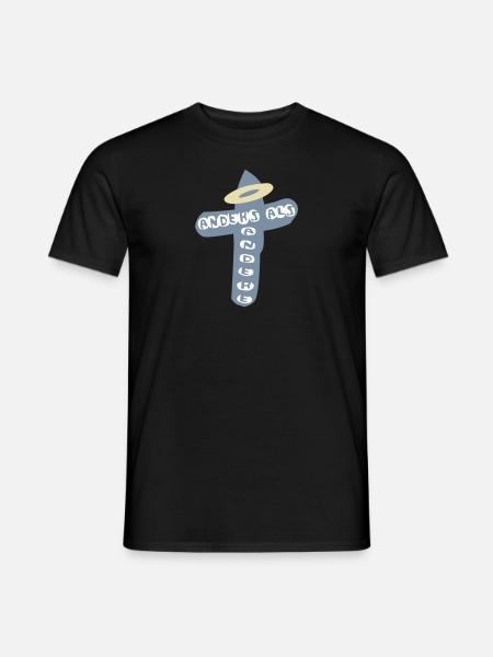 anders als andere - Männer T-Shirt - Schwarz