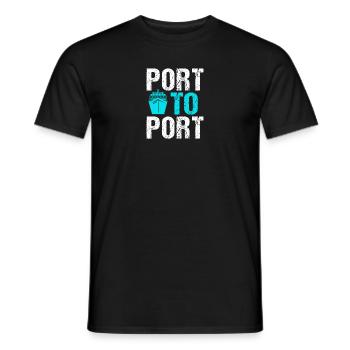 Kreuzfahrt Kreuzfahrtschiff Cruise Vintage Cruiser - Männer T-Shirt - Schwarz - Vorne - AI Model Male 178 light (178cm)