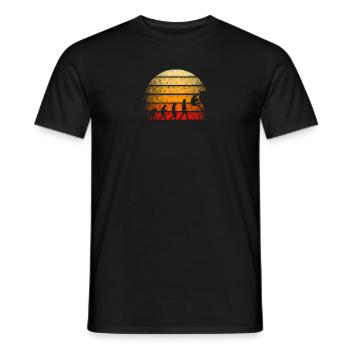 Kletterer Klettern Bergsteigen Berge - Männer T-Shirt - Schwarz - Vorne - AI Model Male 178 light (178cm)