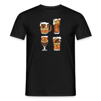 Sagt Ihnen alles Gute - Bier-T-Shirts - Männer T-Shirt - Schwarz - Vorne - AI Model Male 178 light (178cm)