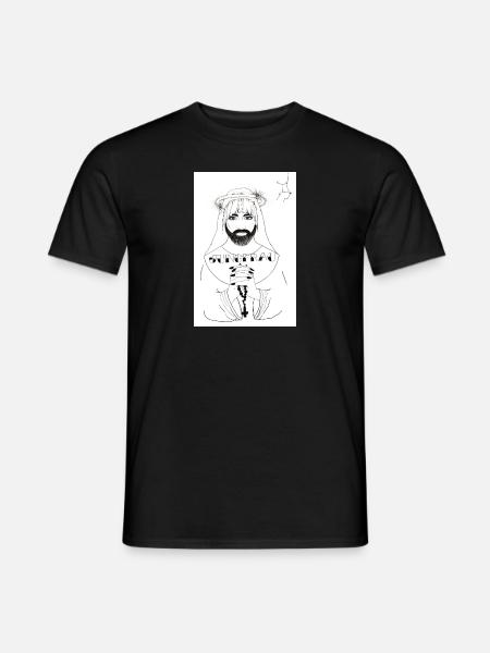 Jungfrau Sternzeichen - Männer T-Shirt - Schwarz