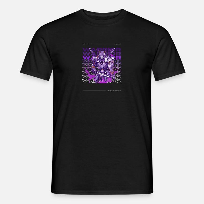 Krieger Samurai - Männer T-Shirt - Schwarz