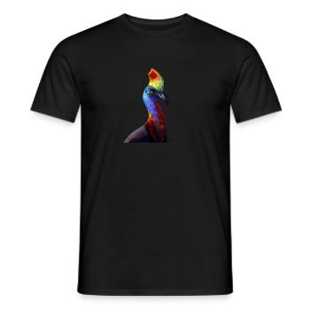 Cassowary - Men's T-Shirt - black - Front - AI Model Male 178 light (178cm)