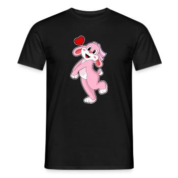 Mariage Rabbit Bride Veil - T-shirt homme - noir - Devant - AI Model Male 178 light (178cm)