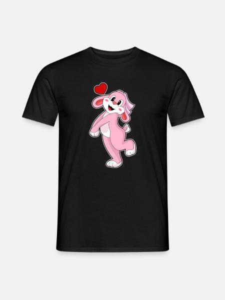 Rabbit Bride Veil Wedding - Men's T-Shirt - black