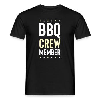 Bbq Crew - Männer T-Shirt - Schwarz - Vorne - AI Model Male 178 light (178cm)