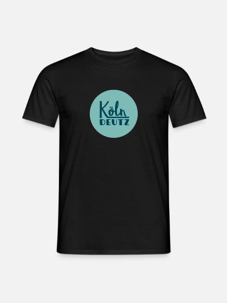 Köln Deutz - Männer T-Shirt - Schwarz
