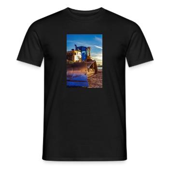 Baumaschinen - Männer T-Shirt - Schwarz - Vorne - AI Model Male 178 light (178cm)