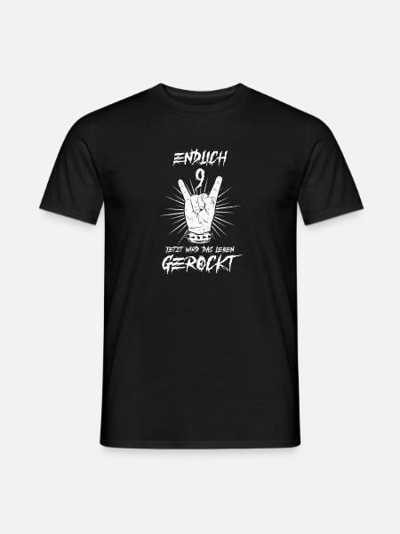 ENDLICH 9 - 9. Geburtstag - Männer T-Shirt - Schwarz