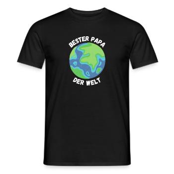Bester Papa der Welt Vater - Männer T-Shirt - Schwarz - Vorne - AI Model Male 178 light (178cm)