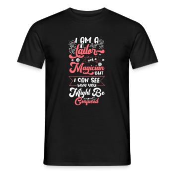 Tailor Thread Pantalon Tailor Tailor - T-shirt homme - noir - Devant - AI Model Male 178 light (178cm)