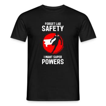 Everyday Superhero Cape Profession - Men's T-Shirt - black - Front - AI Model Male 178 light (178cm)