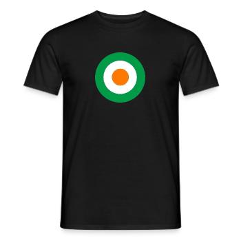 Irish Mod - Men's T-Shirt - black - Front - AI Model Male 178 light (178cm)
