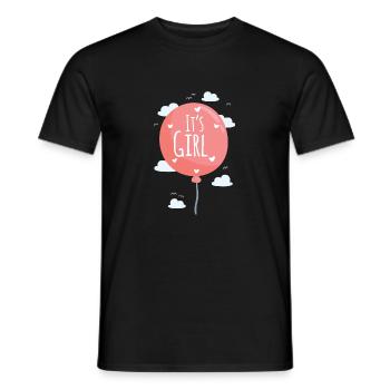 idée de cadeau naissance bébé enfant né naissance - T-shirt homme - noir - Devant - AI Model Male 178 light (178cm)