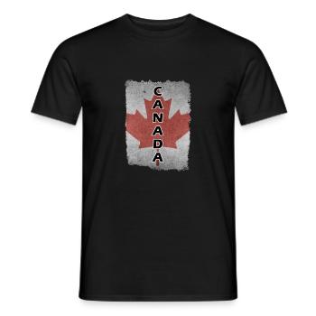 Canada - T-shirt homme - noir - Devant - AI Model Male 178 light (178cm)