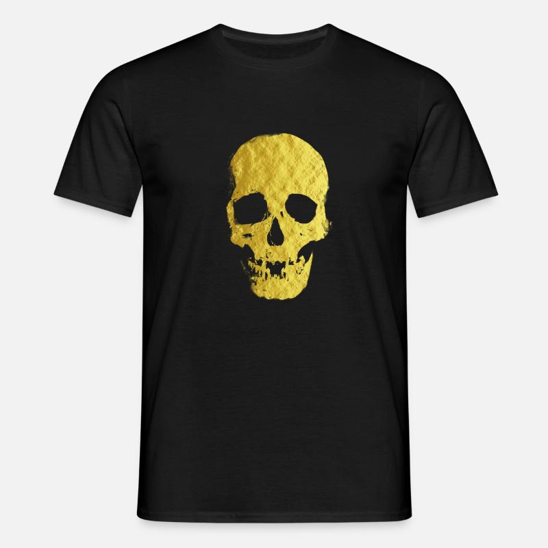 Schädel - Männer T-Shirt - Schwarz