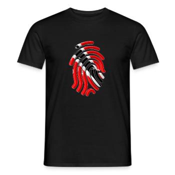 Trinidad Flagprint - T-shirt homme - noir - Devant - AI Model Male 178 light (178cm)