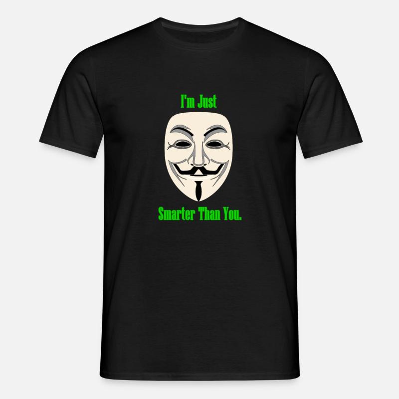 hacker - Maglietta da uomo - nero