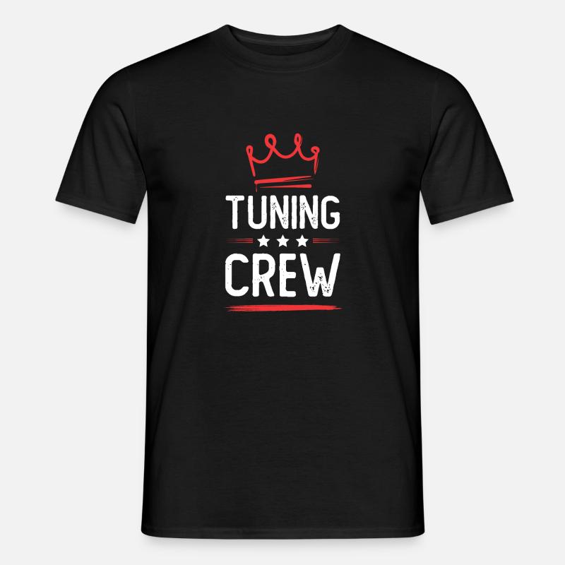 Tuning Crew - Männer T-Shirt - Schwarz