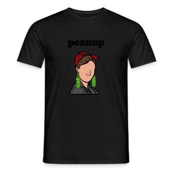 peanup - T-shirt homme - noir - Devant - AI Model Male 178 light (178cm)