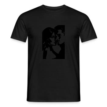 AMANTS II - T-shirt homme - noir - Devant - AI Model Male 178 light (178cm)
