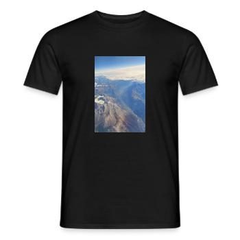 skyphotography 12 - Men's T-Shirt - black - Front - AI Model Male 178 light (178cm)
