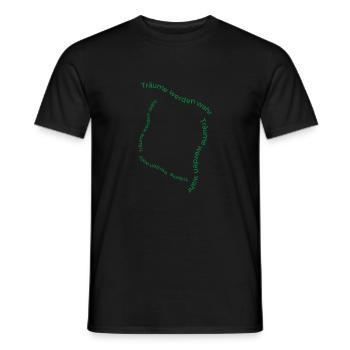 Träume werden wahr - Männer T-Shirt - Schwarz - Vorne - AI Model Male 178 light (178cm)
