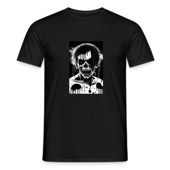 MELTING ZOMBIE MANGA 3 - T-shirt homme - noir - Devant - AI Model Male 178 light (178cm)