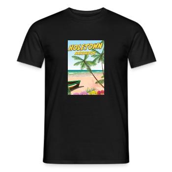 Holetown Barbade - T-shirt homme - noir - Devant - AI Model Male 178 light (178cm)