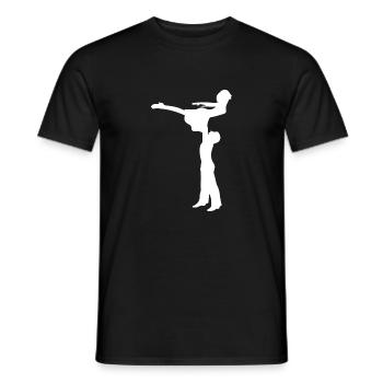 Dancing Dance Music - Männer T-Shirt - Schwarz - Vorne - AI Model Male 178 light (178cm)