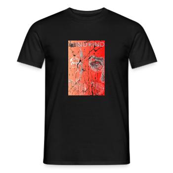 Surreal orange - Men's T-Shirt - black - Front - AI Model Male 178 light (178cm)